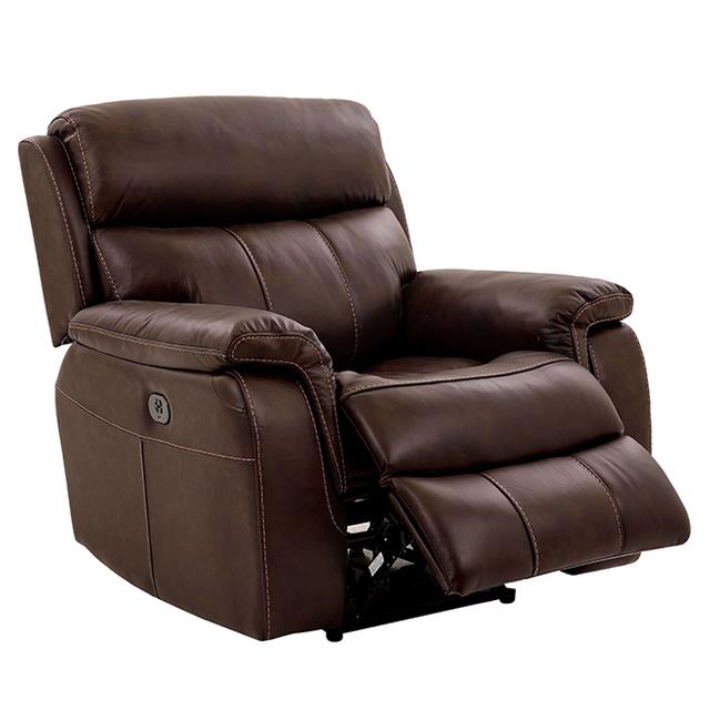  Furniture of America Antenor CM9926MB-CH-PM Power Recliner IMAGE 1
