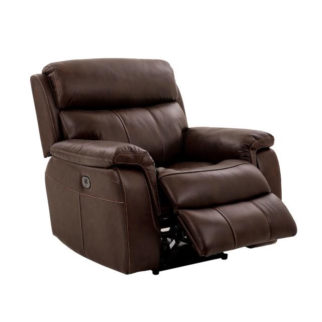  Furniture of America Antenor CM9926MB-CH-PM Power Recliner IMAGE 1