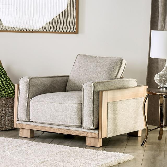  Furniture of America Harstad CM9983LB-CH Chair IMAGE 1