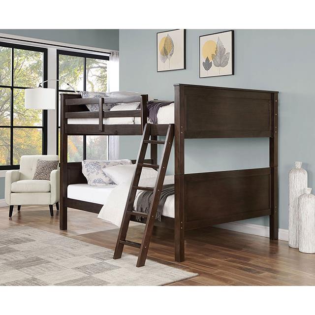  Furniture of America Stamos CM-BK658WN-FF Full/Full Bunk Bed IMAGE 2