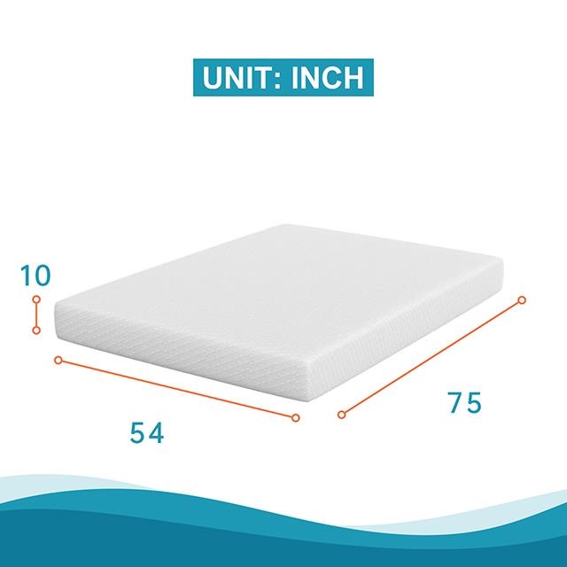  Size_Full  -- Forsythia DM530-F 10" Full Memory Foam Mattress IMAGE 3