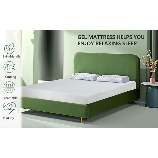  Size_Queen  -- Nasturtium DM540-Q 12" Memory Foam Mattress IMAGE 4