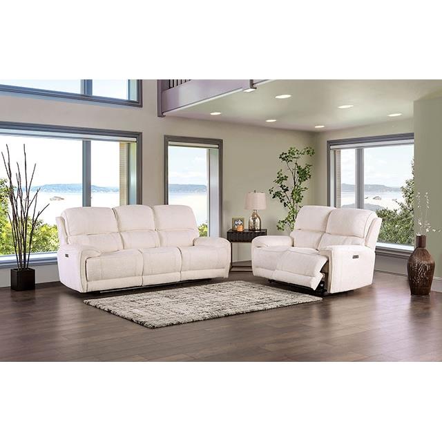  Furniture of America Morcote FM62001BG-SF-PM Power Sofa IMAGE 1