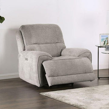  Furniture of America Morcote FM62001LG-CH-PM Power Recliner IMAGE 1
