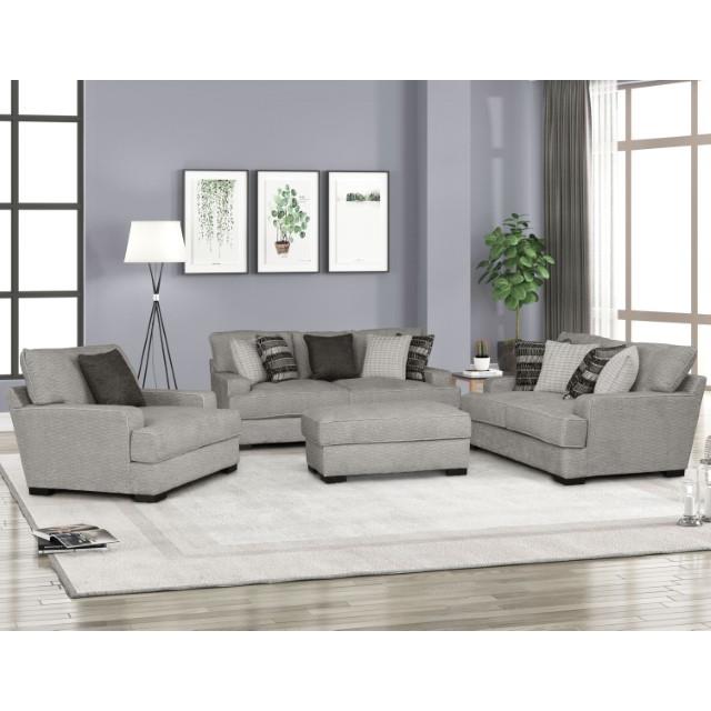  Furniture of America Ardenfold FM64201GY-OT Ottoman IMAGE 2