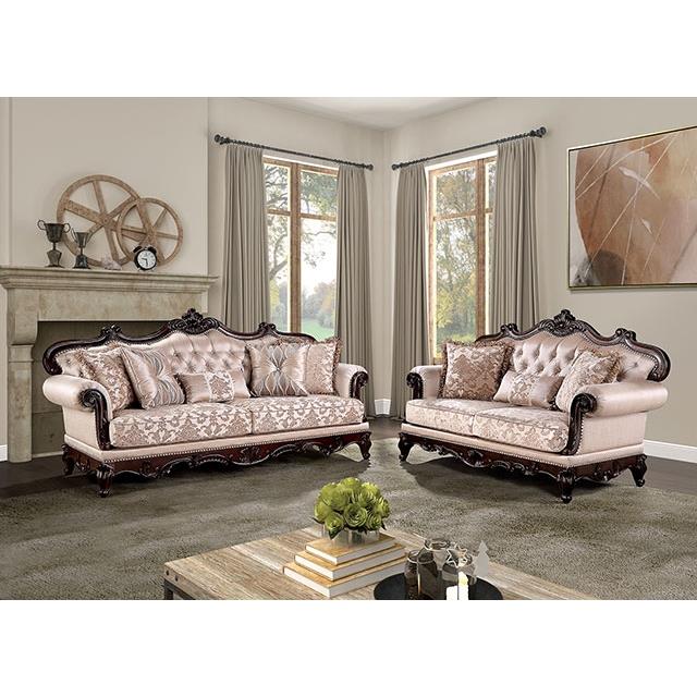  Furniture of America Veracruz FM65002BR-SF Sofa IMAGE 2