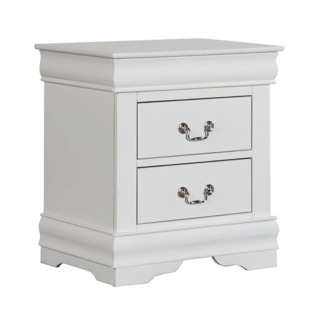  Furniture of America Louis Philippe FM7866WH-N Night Stand IMAGE 5