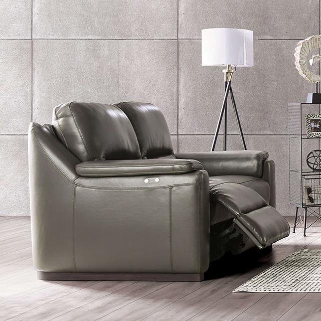 Furniture of America Altamura FM90002GY-LV-PM-PK Power Loveseat IMAGE 1