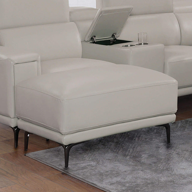  Furniture of America Brekstad FOA6476LG-OT Ottoman IMAGE 1