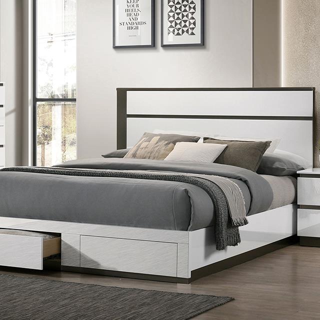  Size_California King  -- Birsfelden King Panel Bed with Storage IMAGE 1