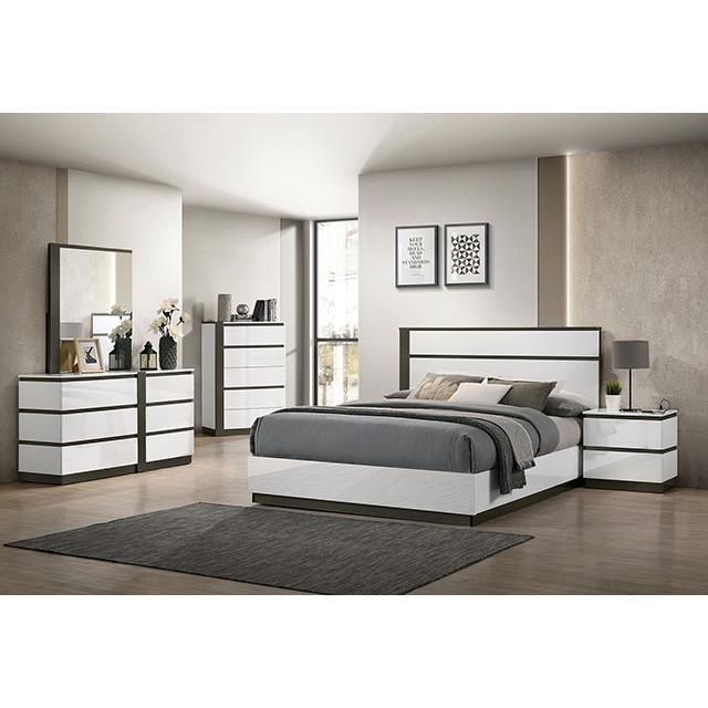  Furniture of America Birsfelden FOA7225WH-Q Queen Bed IMAGE 2
