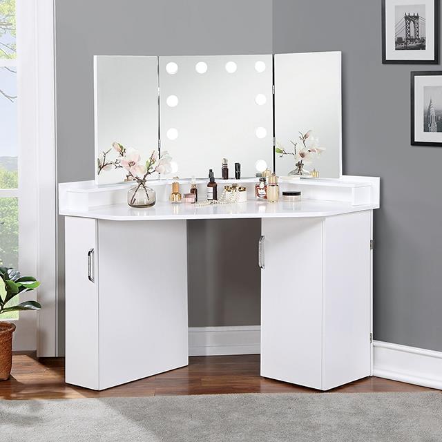  Furniture of America Lorybelle FOA-DK5134WH-PK Vanity IMAGE 1