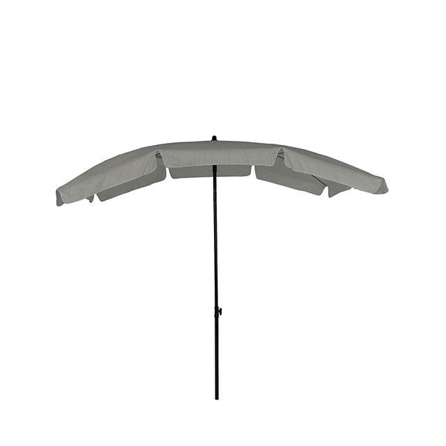  Furniture of America Sleek GM-3001GR Rectangular Tilting Umbrella IMAGE 1