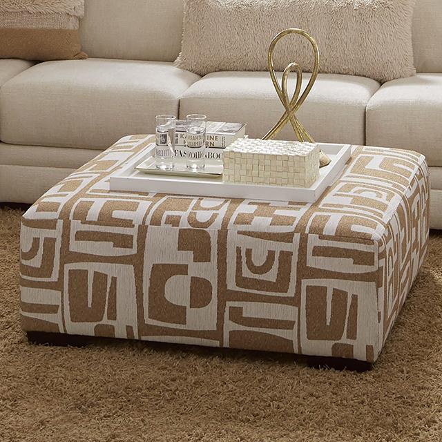  Furniture of America Carleton SM5172-OT Ottoman IMAGE 1