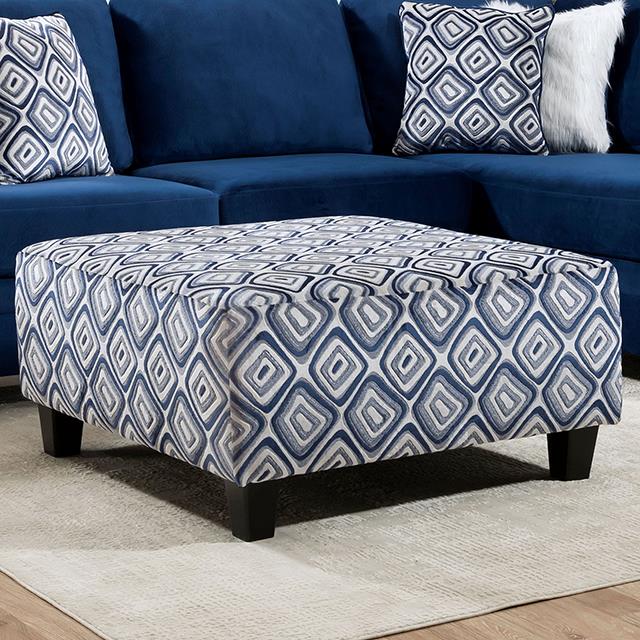  Furniture of America Waldport SM5175-OT Ottoman IMAGE 1