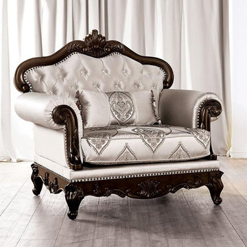  Furniture of America Veracruz FM65002BG-CH Loveseat IMAGE 1