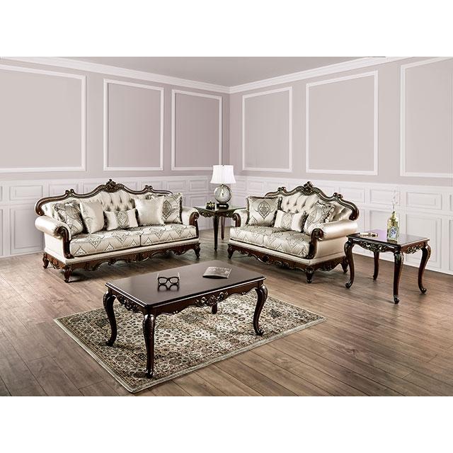  Furniture of America Veracruz FM65002BG-CH Loveseat IMAGE 2