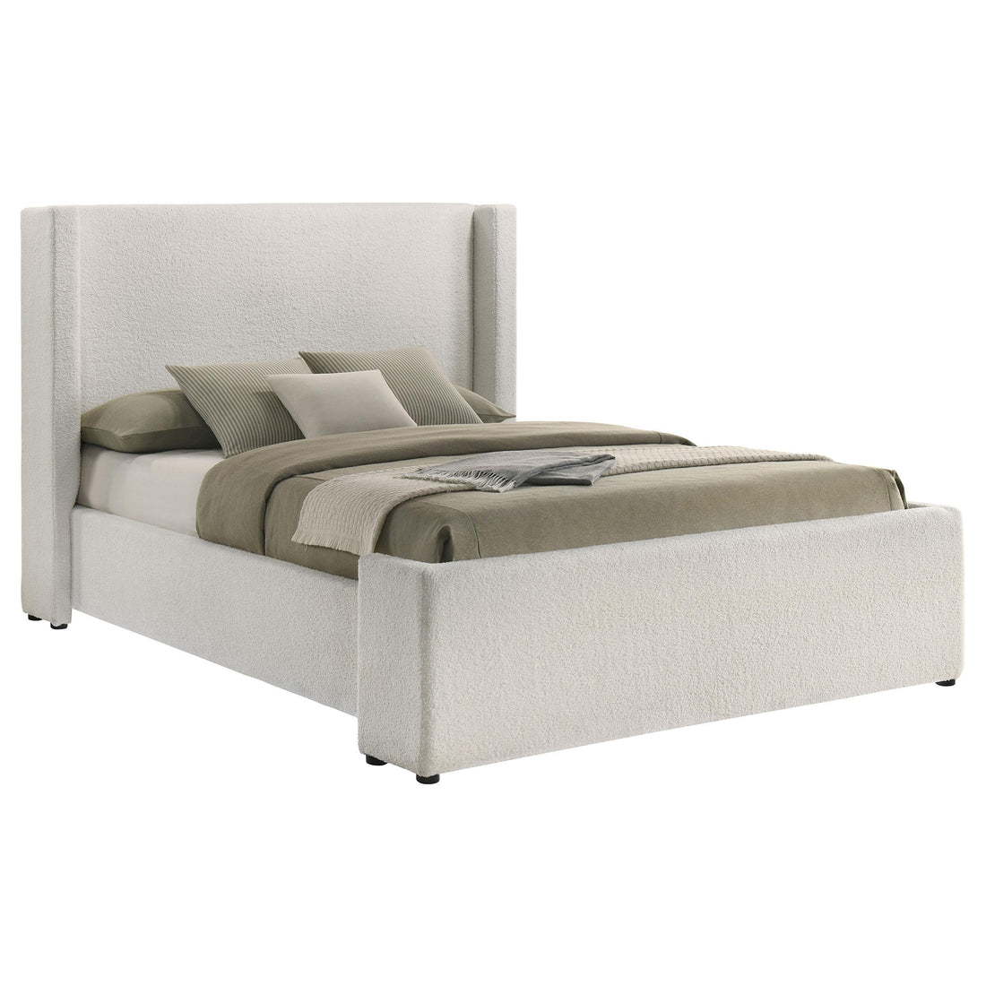  Size_Queen  -- Alamosa Upholstered Platform Bed IMAGE 1