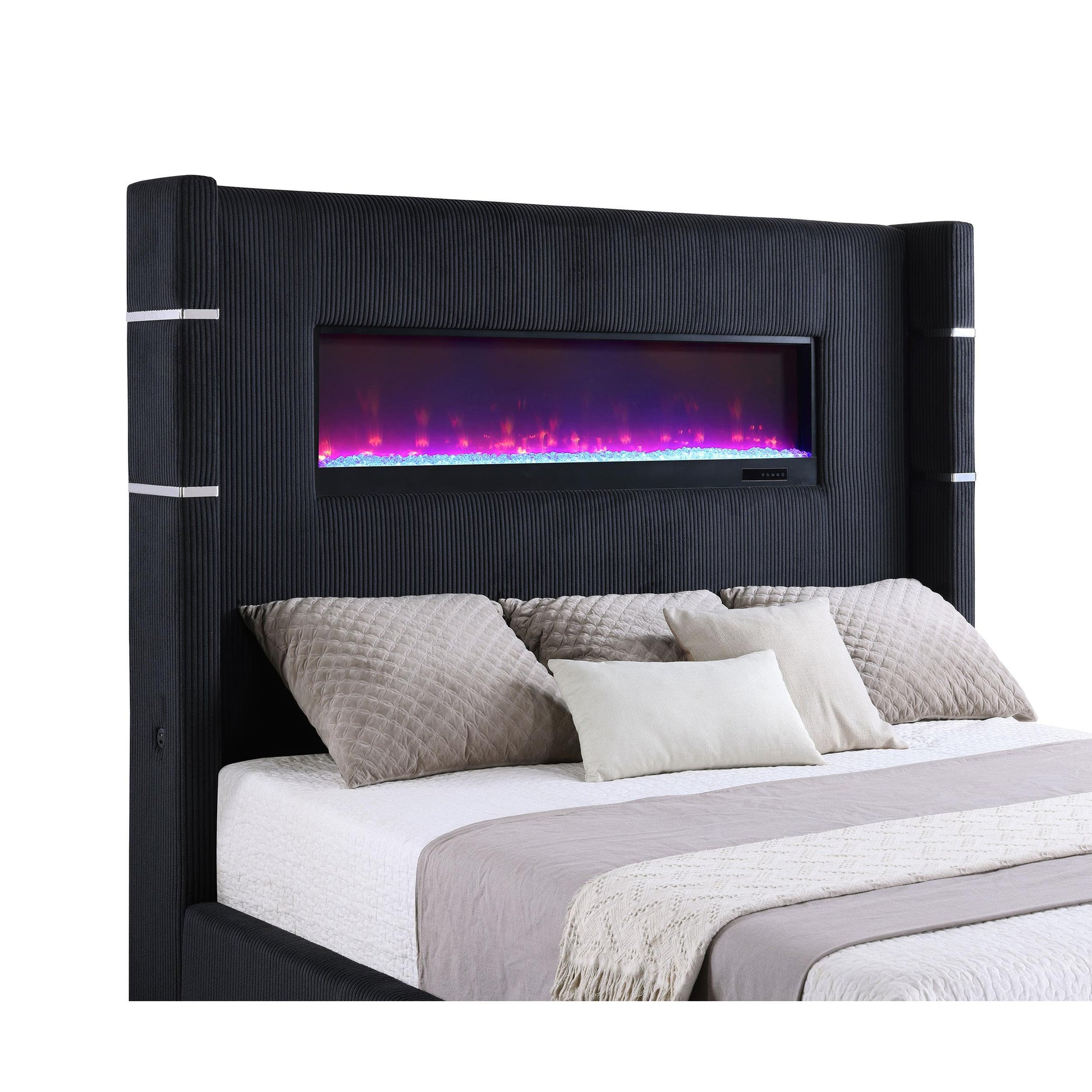  Size_Queen  --  Coaster Furniture Tisdall Upholstered Panel Bed IMAGE 5