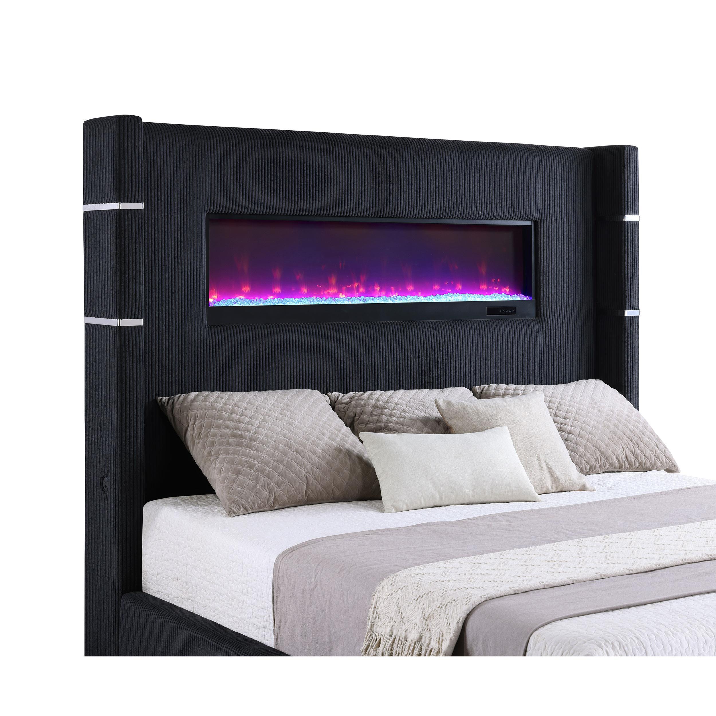  Size_Queen  --  Coaster Furniture Tisdall Upholstered Panel Bed IMAGE 5
