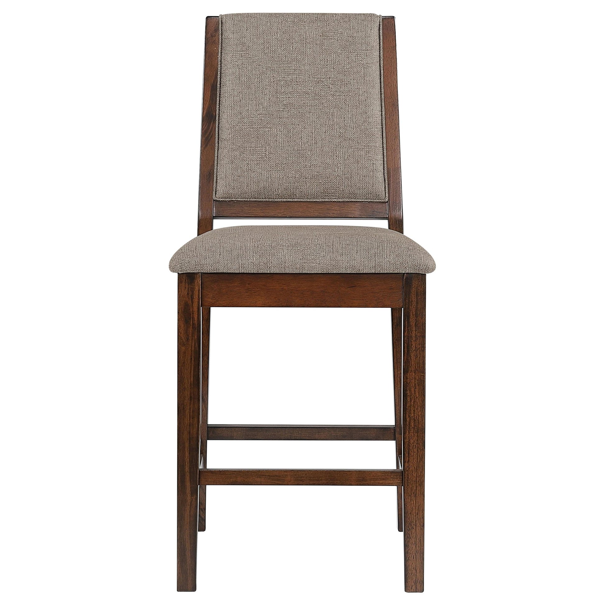  Coaster Furniture Patterson 108889 Upholstered Counter Chair - Mango Oak IMAGE 3