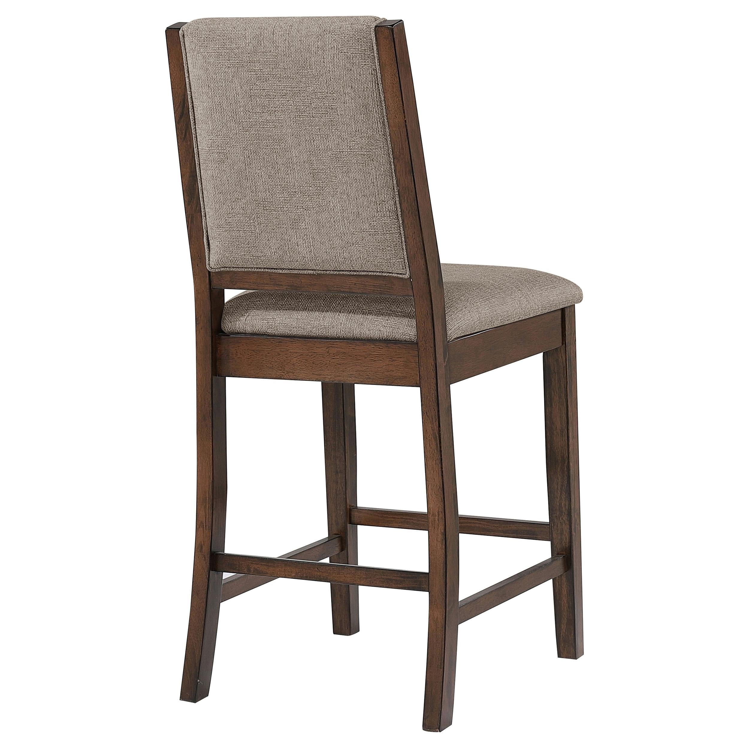  Coaster Furniture Patterson 108889 Upholstered Counter Chair - Mango Oak IMAGE 7