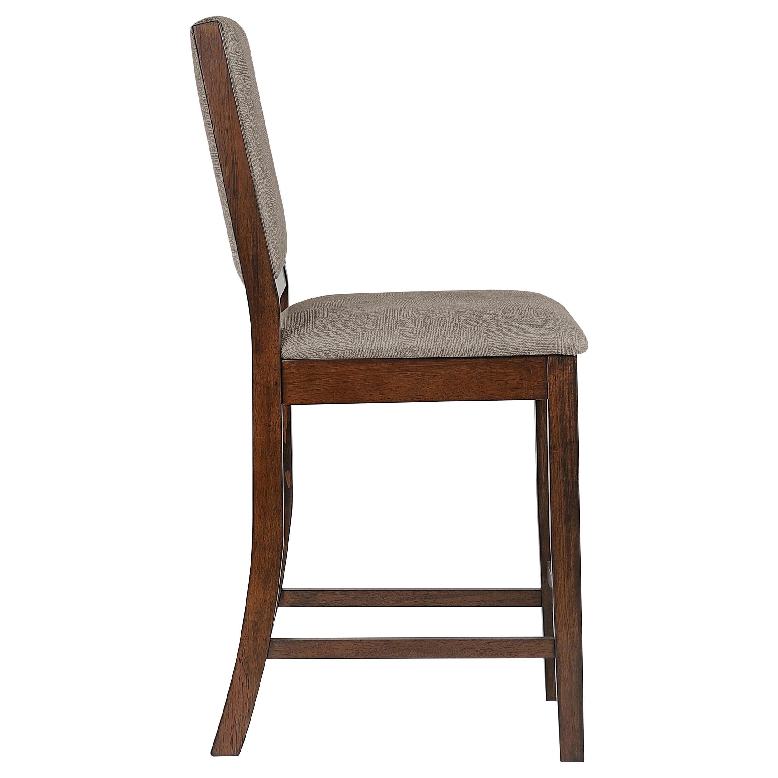  Coaster Furniture Patterson 108889 Upholstered Counter Chair - Mango Oak IMAGE 8