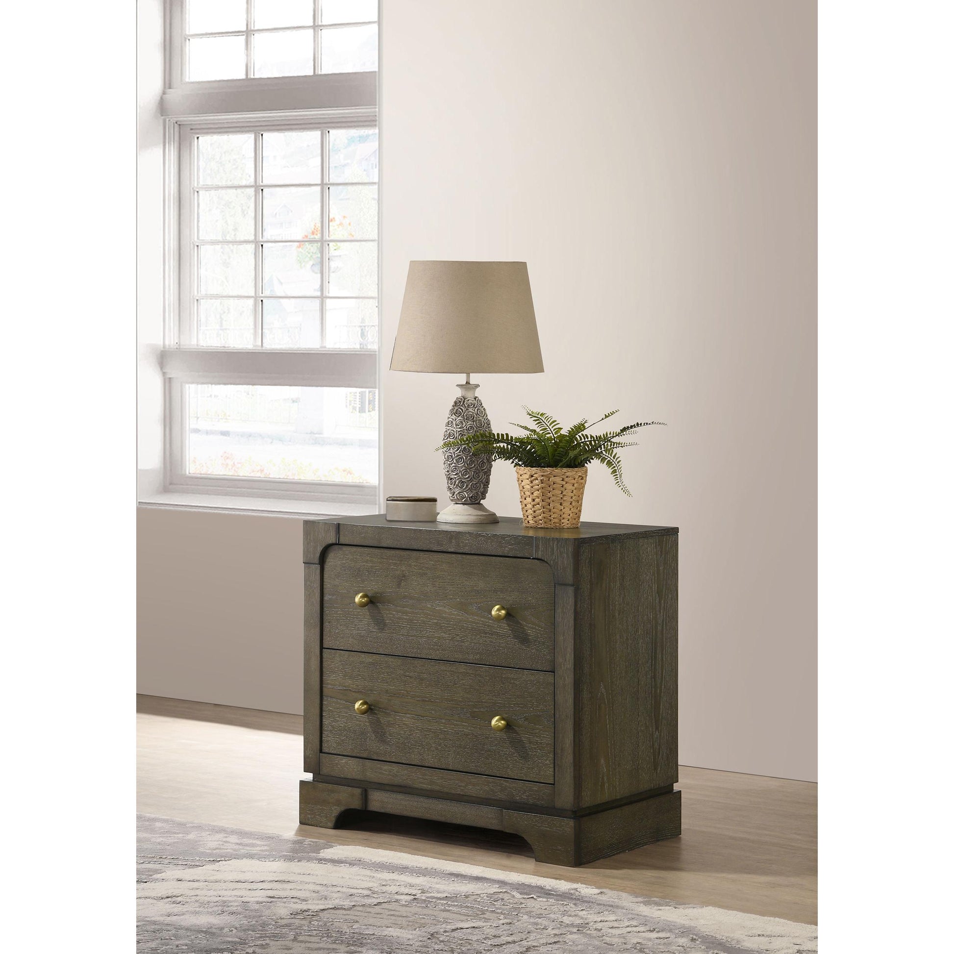  Coaster Furniture Gran Park 224932 2-Drawer Nightstand Bedside Table - Dark Cocoa IMAGE 11