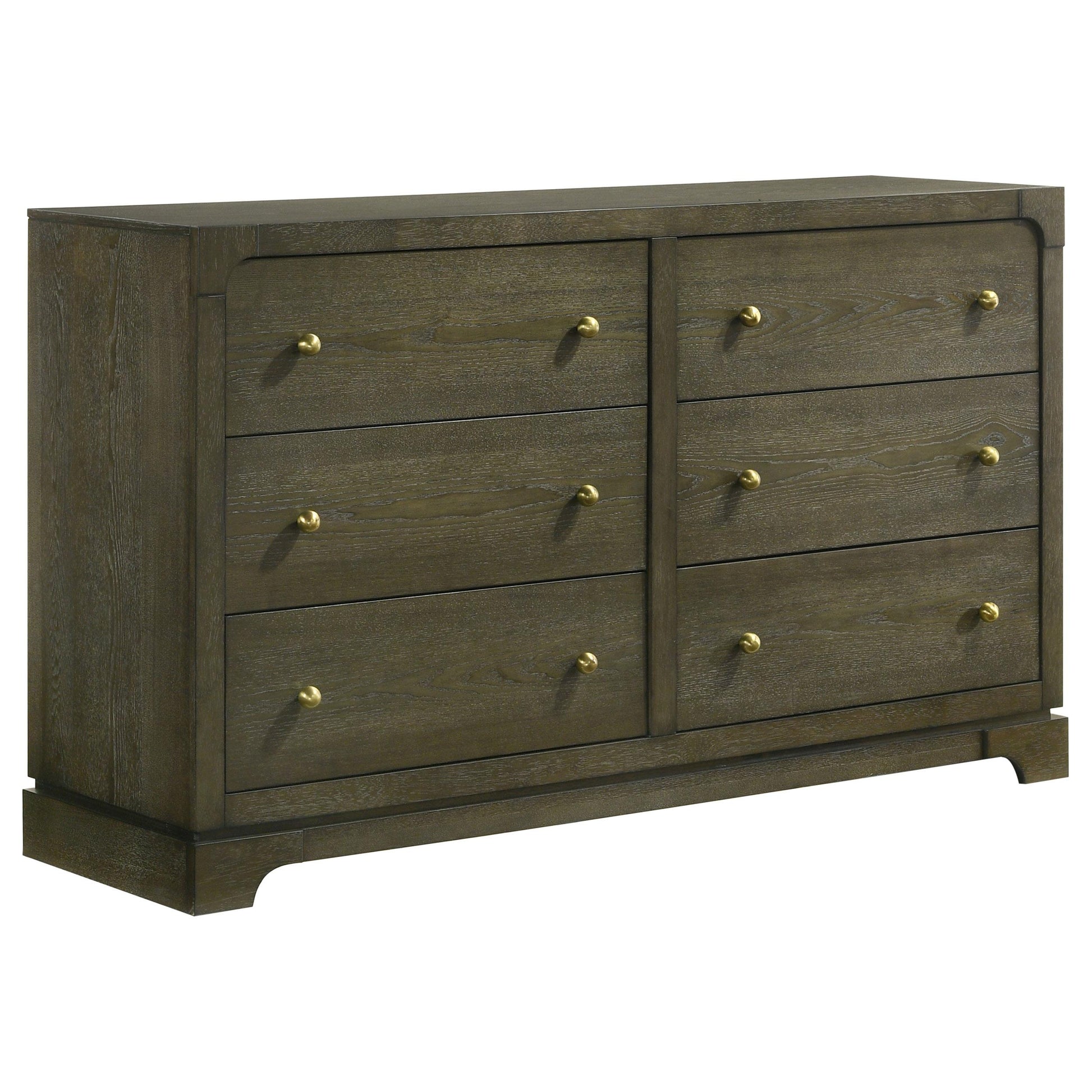  Coaster Furniture Gran Park 224933 6-Drawer Dresser Cabinet - Dark Cocoa IMAGE 1