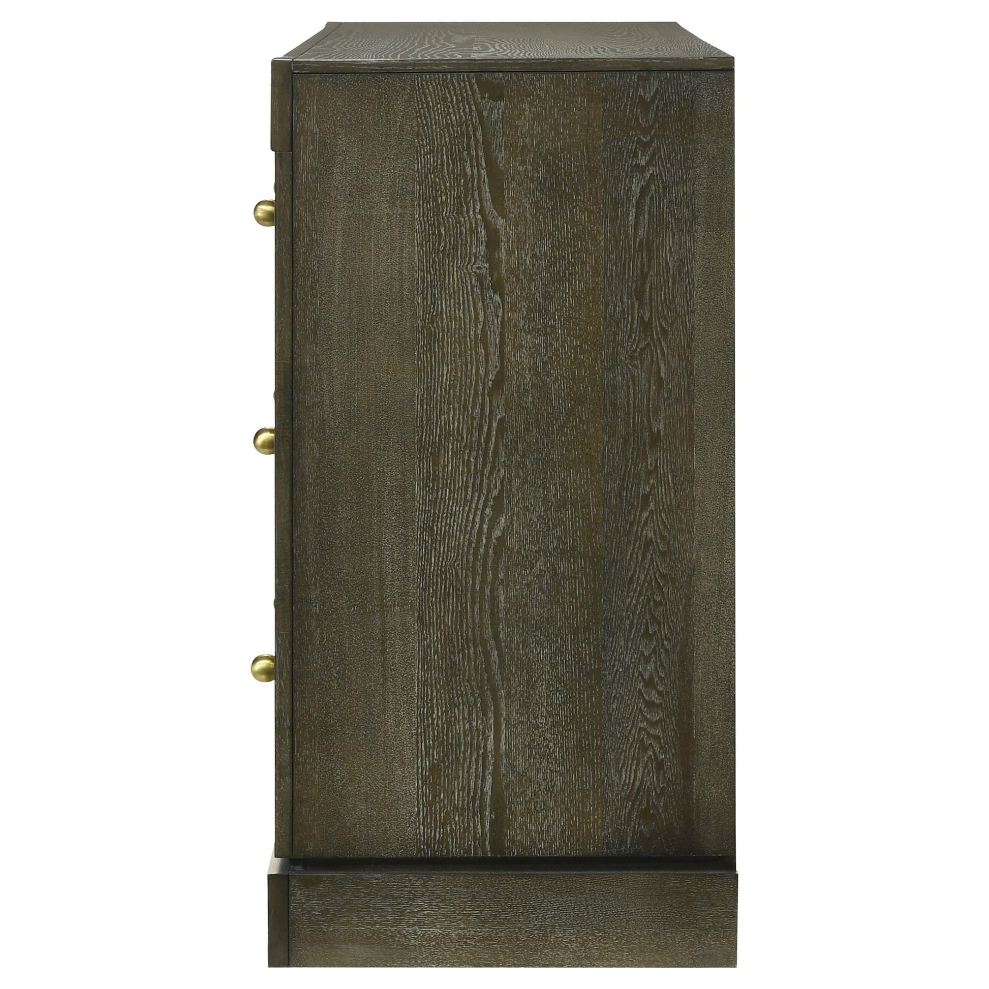  Coaster Furniture Gran Park 224933 6-Drawer Dresser Cabinet - Dark Cocoa IMAGE 5