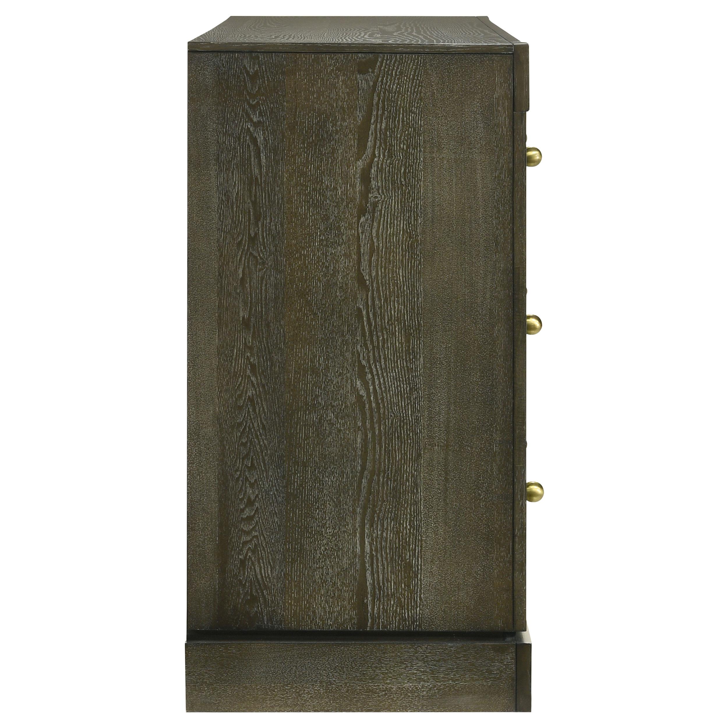  Coaster Furniture Gran Park 224933 6-Drawer Dresser Cabinet - Dark Cocoa IMAGE 9