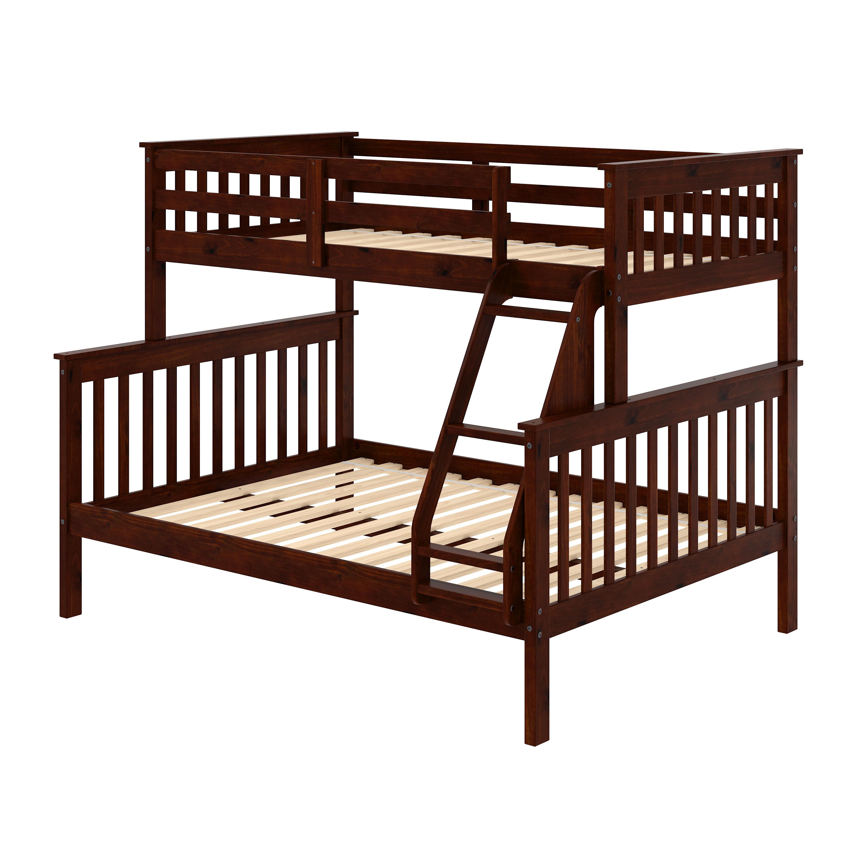  Donco Trading Company Hilde Mission 122-3-TFCP Twin over Full Bunkbed - Dark Cappuccino IMAGE 6