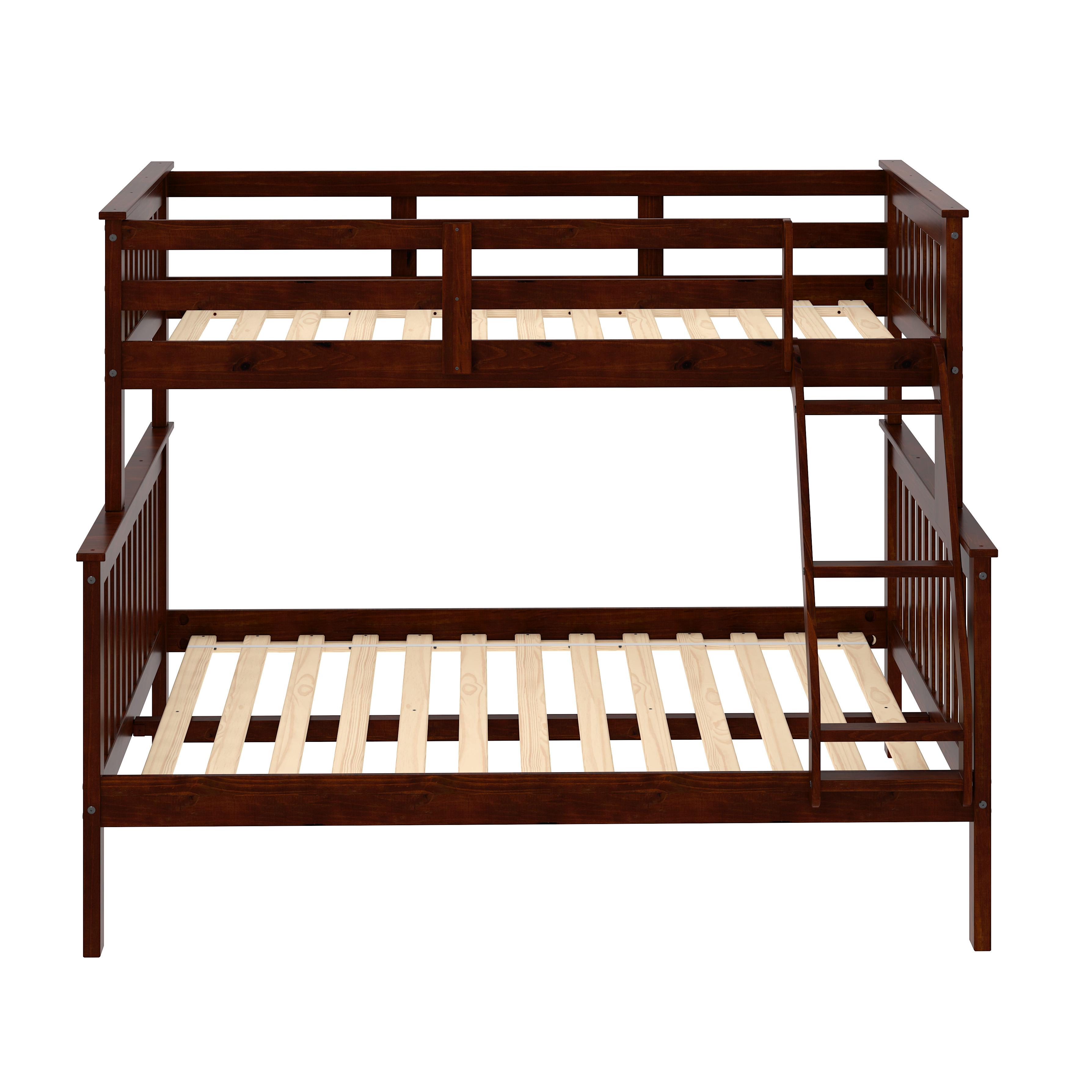  Donco Trading Company Hilde Mission 122-3-TFCP Twin over Full Bunkbed - Dark Cappuccino IMAGE 7
