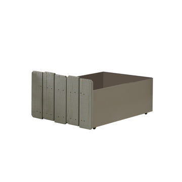  Donco Trading Company Tree House 1381-RG Underbed Drawers - Rustic Grey IMAGE 1