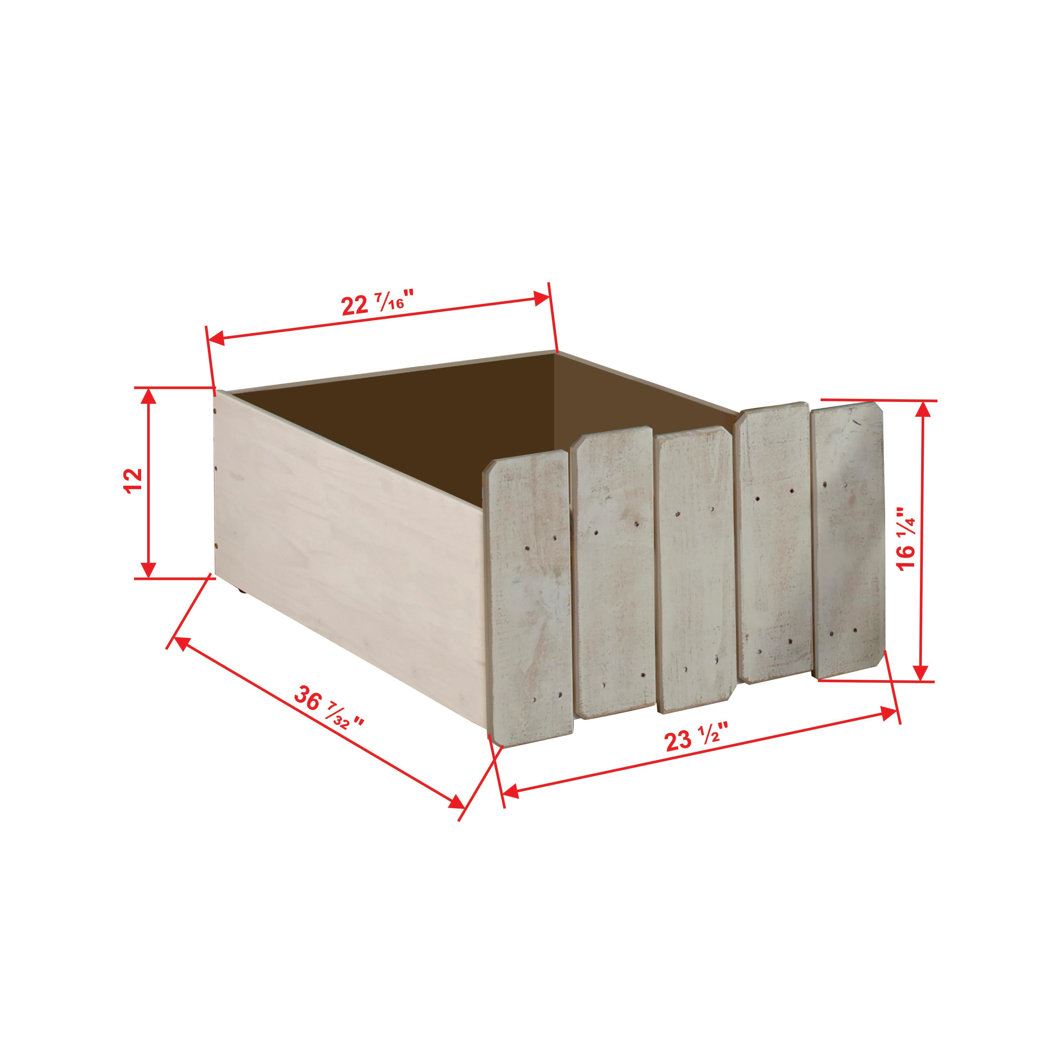  Donco Trading Company Tree House 1381-RS Toy Boxes - Rustic Sand IMAGE 2