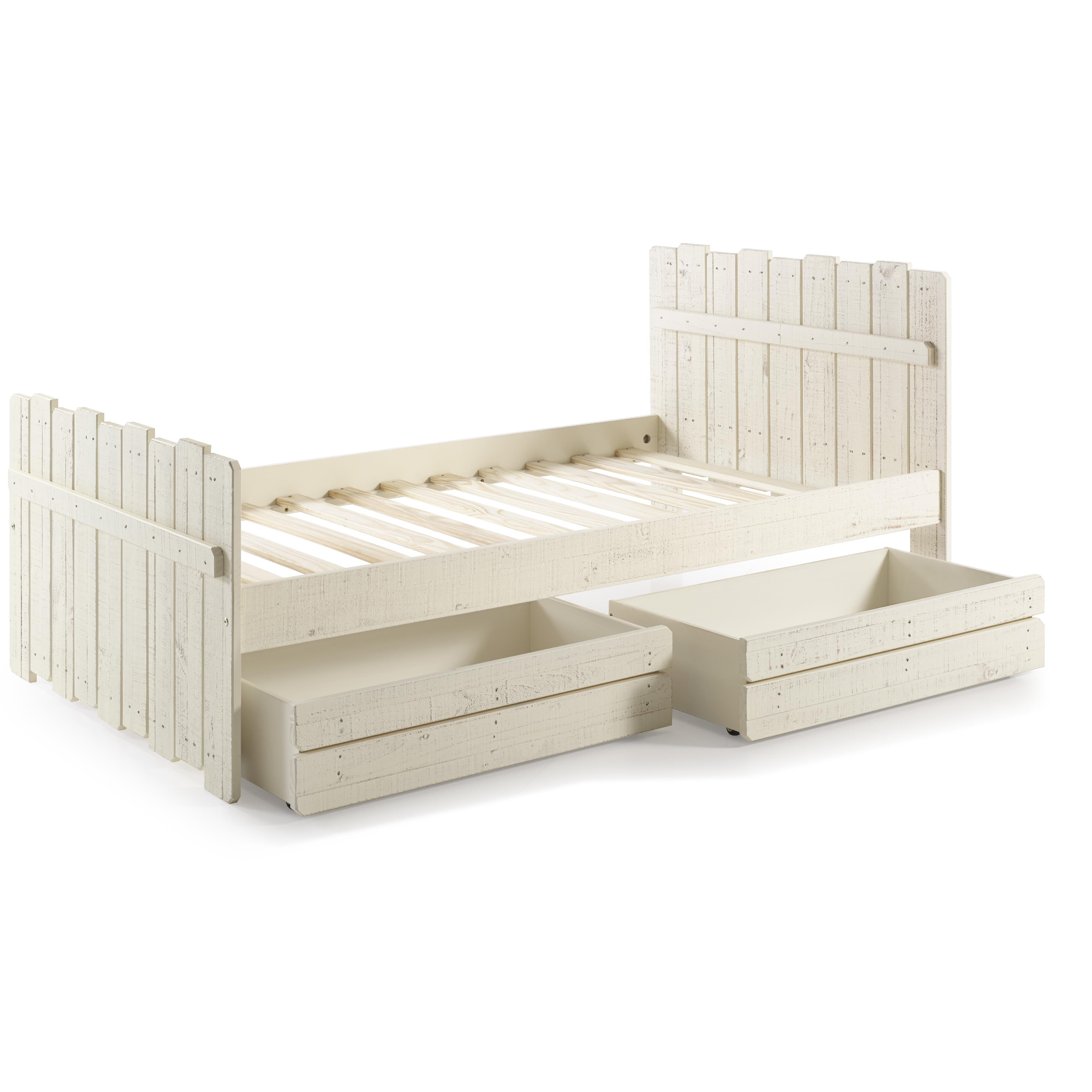  Donco Trading Company Tree House 1383-TRS_1384-RS Twin Loft Bed with Drawers - Rustic Sand IMAGE 2