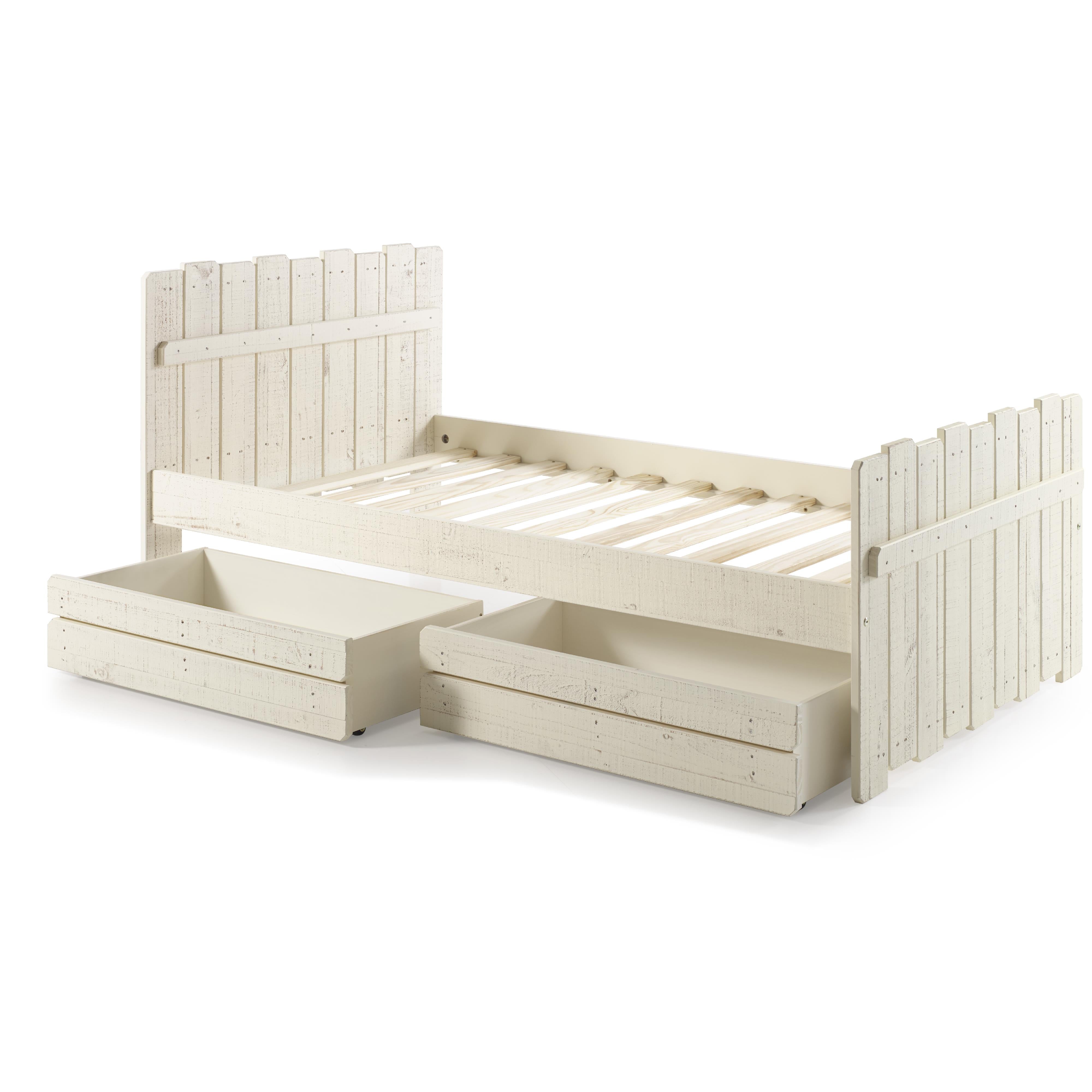  Donco Trading Company Tree House 1383-TRS_1384-RS Twin Loft Bed with Drawers - Rustic Sand IMAGE 4