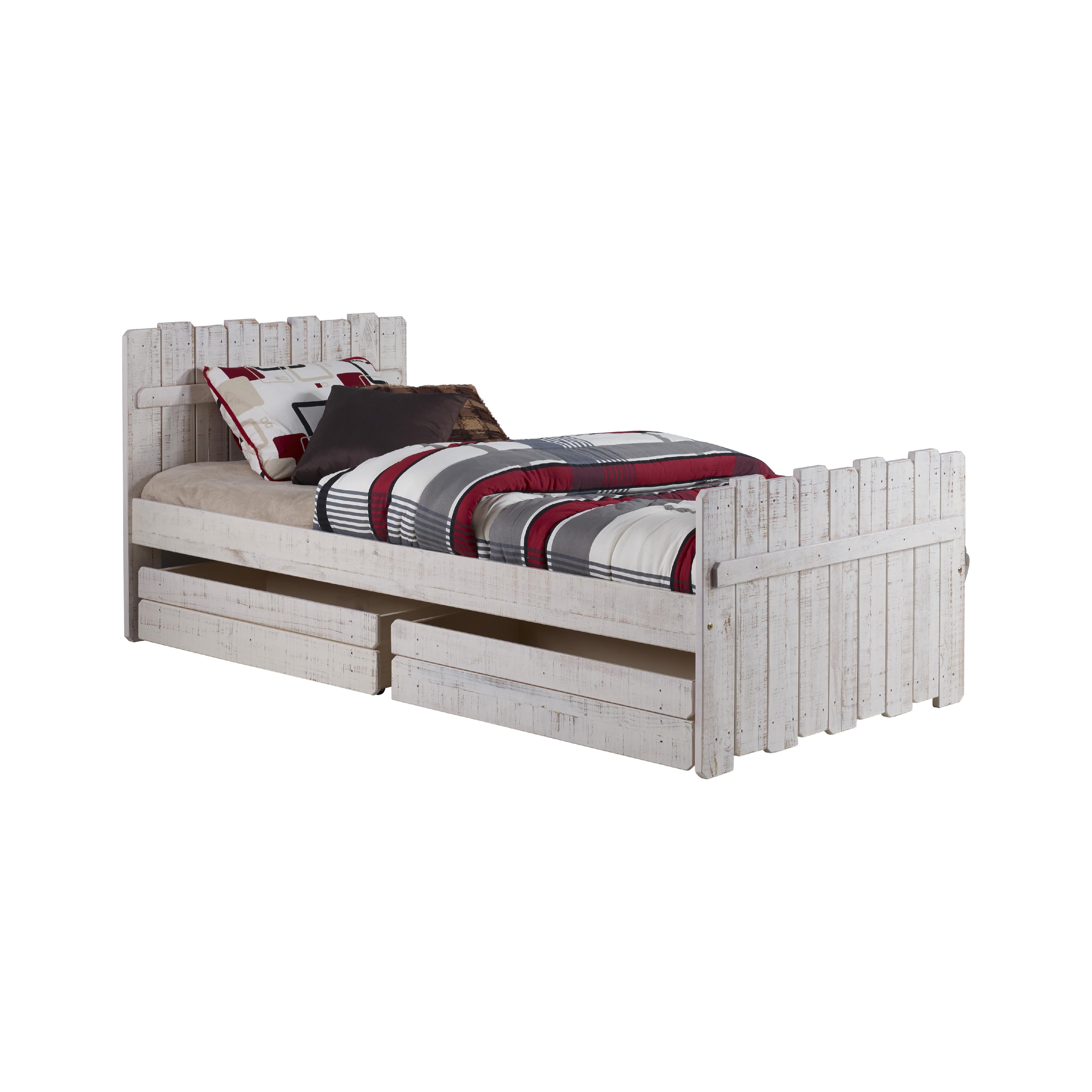  Donco Trading Company Tree House 1383-TRS_1384-RS Twin Loft Bed with Drawers - Rustic Sand IMAGE 5