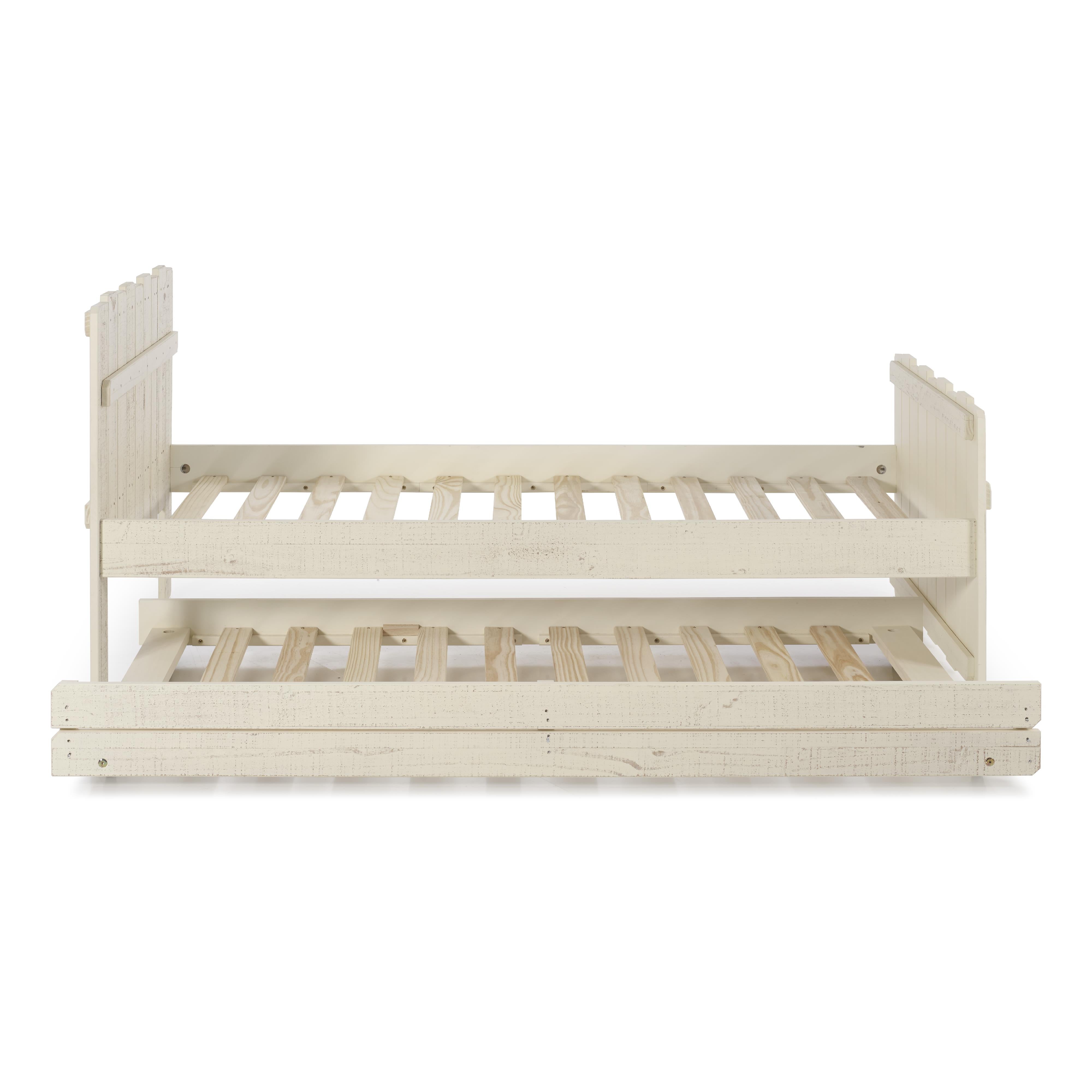  Donco Trading Company Tree House 1383-TRS_1391-RS Twin Loft Bed with Twin Trundle - Rustic Sand IMAGE 3