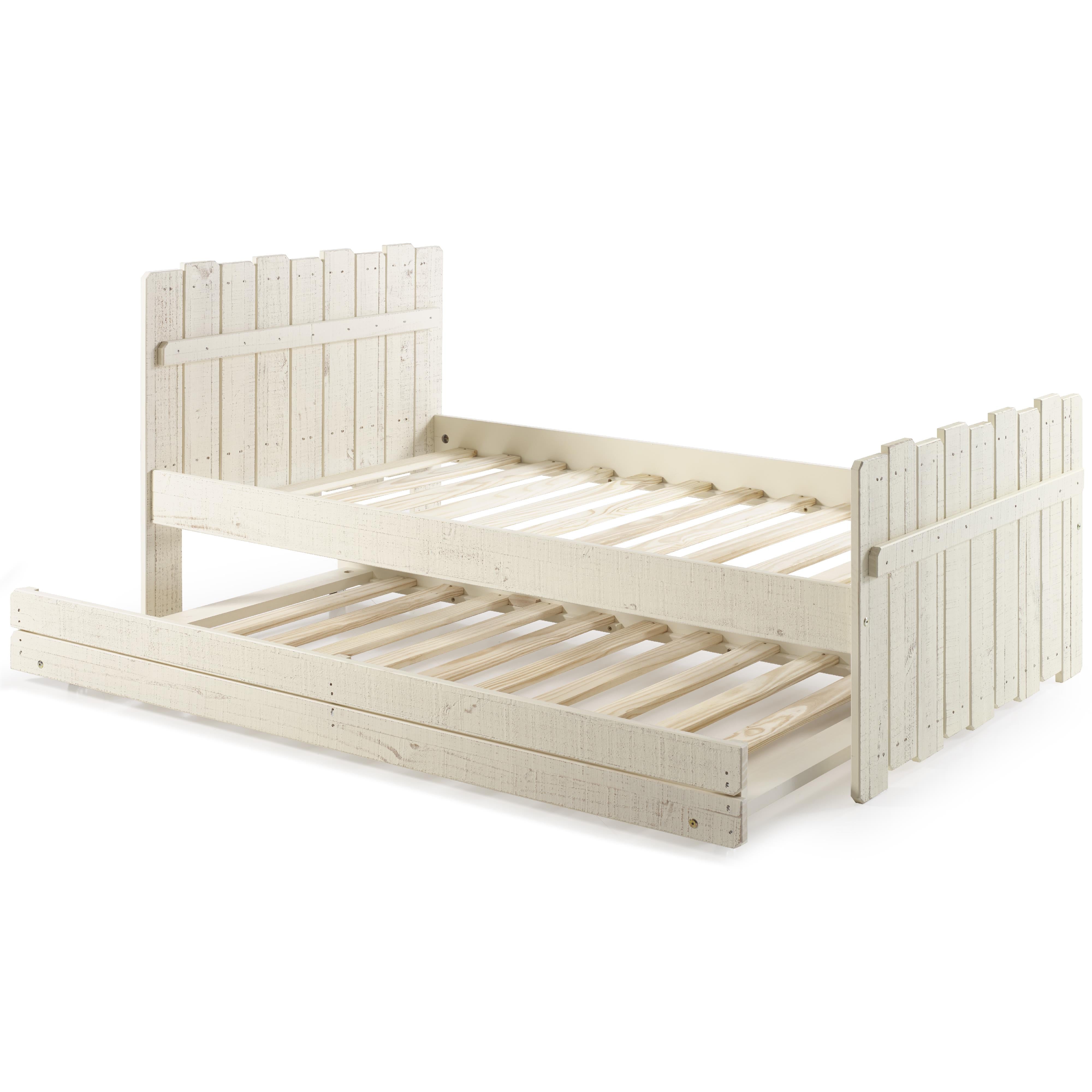  Donco Trading Company Tree House 1383-TRS_1391-RS Twin Loft Bed with Twin Trundle - Rustic Sand IMAGE 4