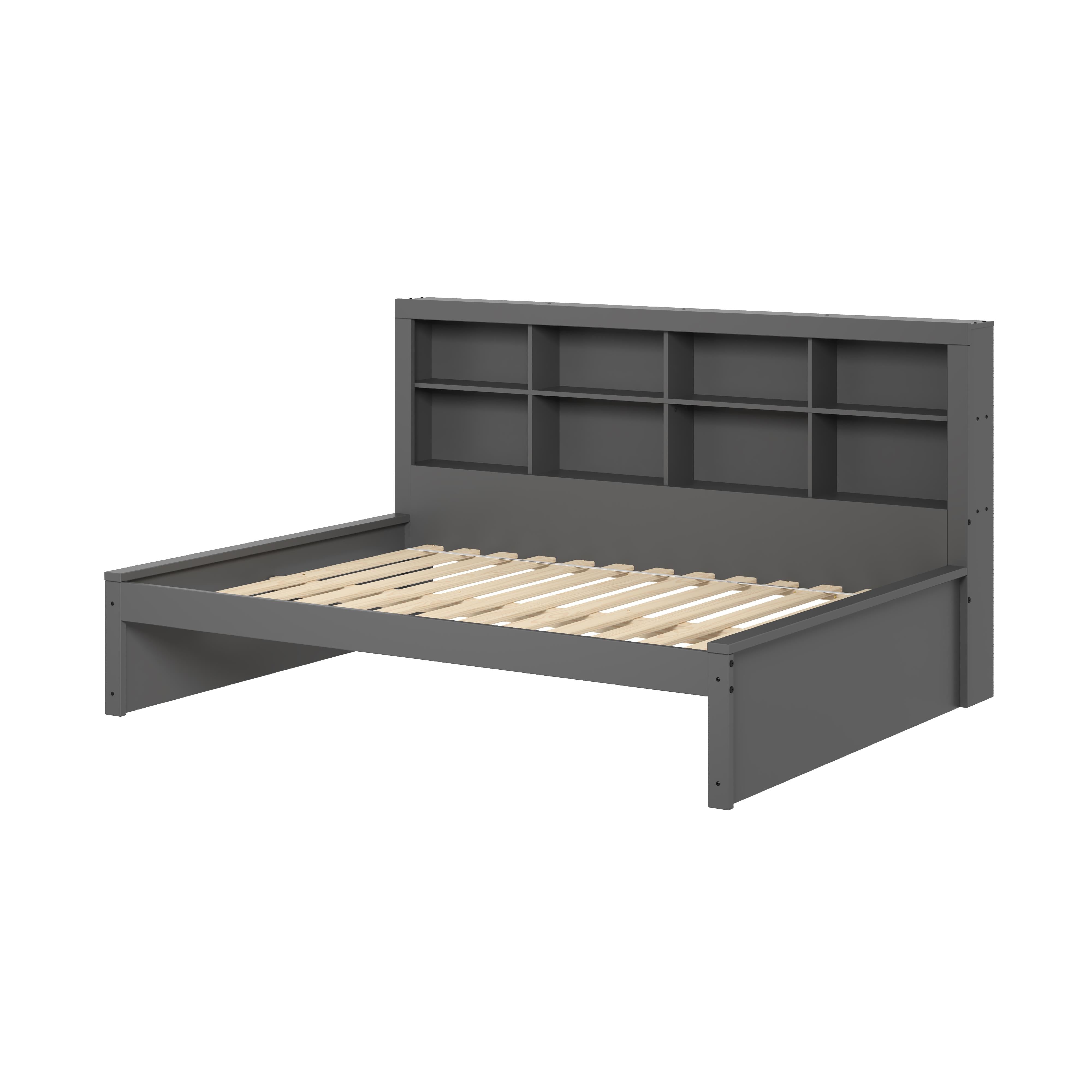  Donco Trading Company 1733-FDG Bookcase Full Daybed - Dark Grey IMAGE 6