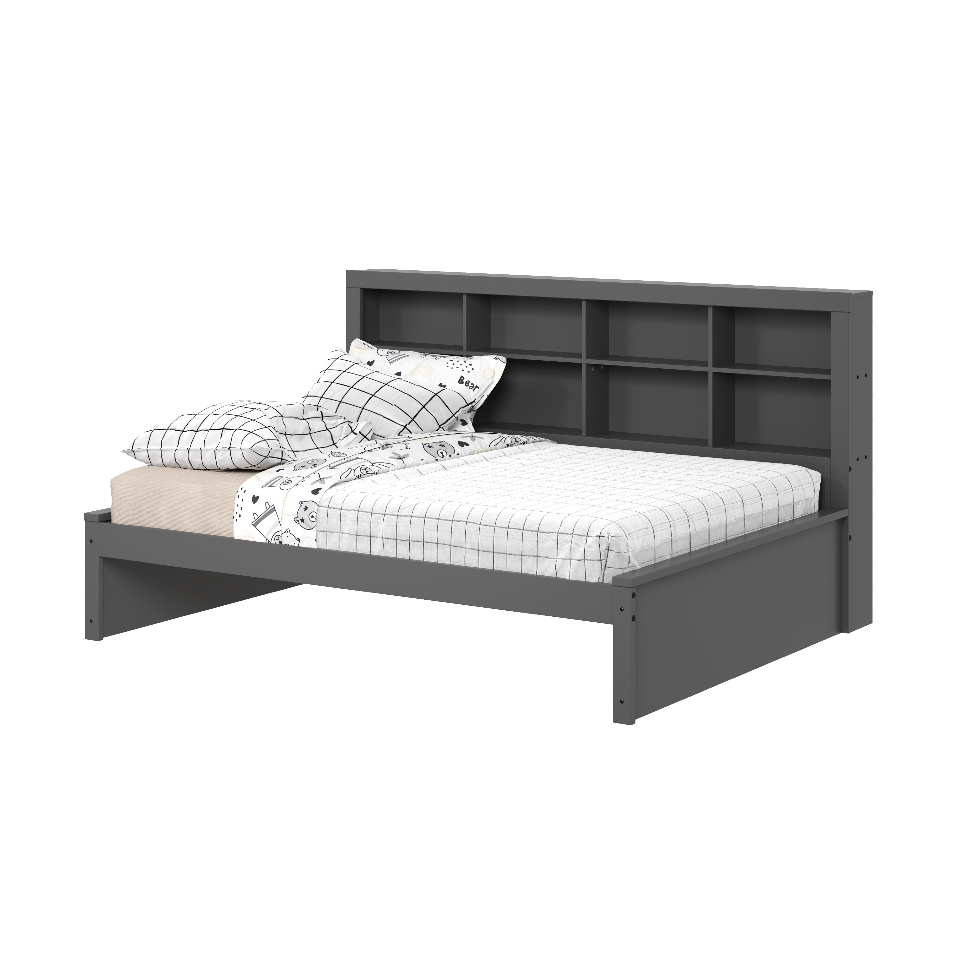  Donco Trading Company 1733-FDG Bookcase Full Daybed - Dark Grey IMAGE 7