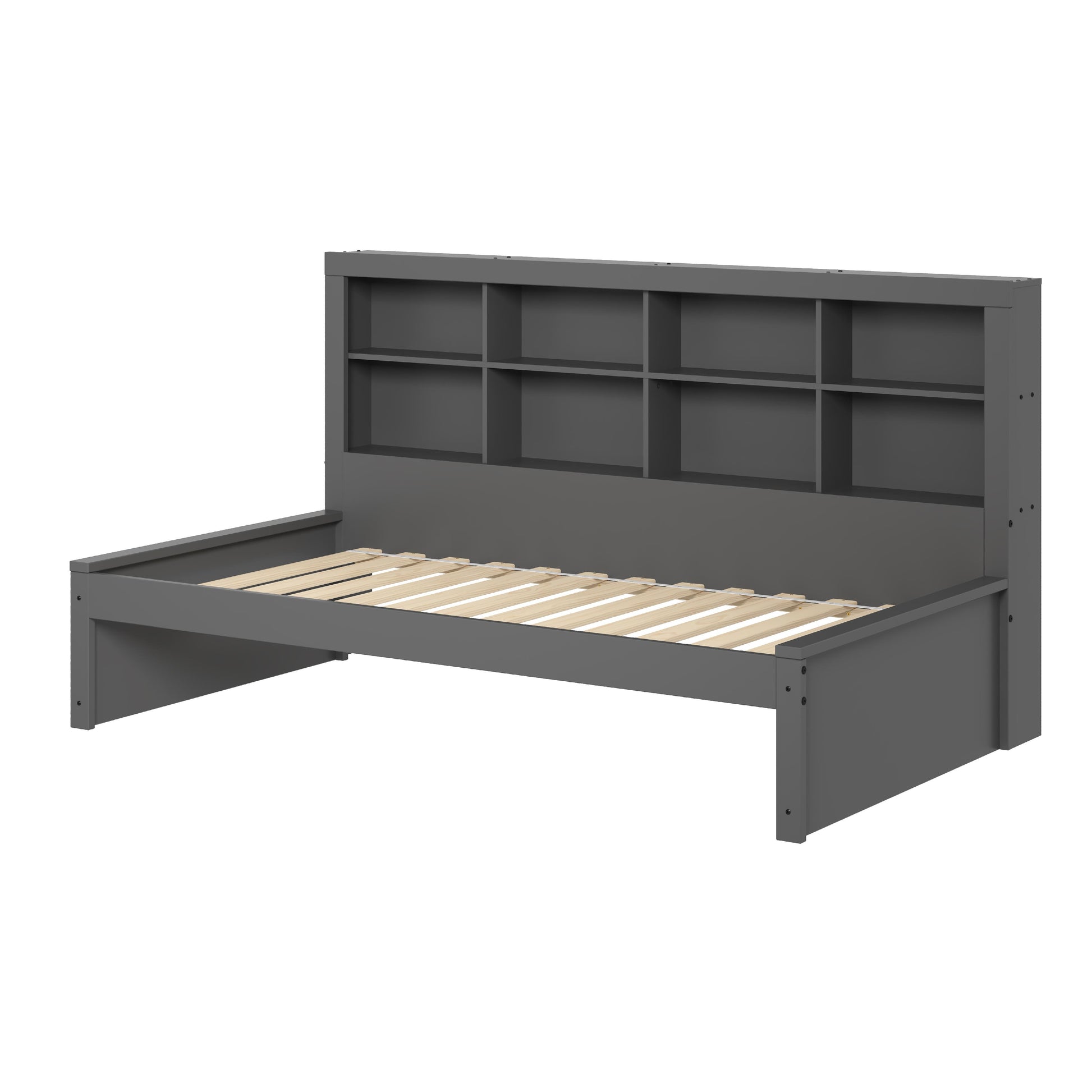  Donco Trading Company 1733-TDG Bookcase Twin Daybed - Dark Grey IMAGE 10