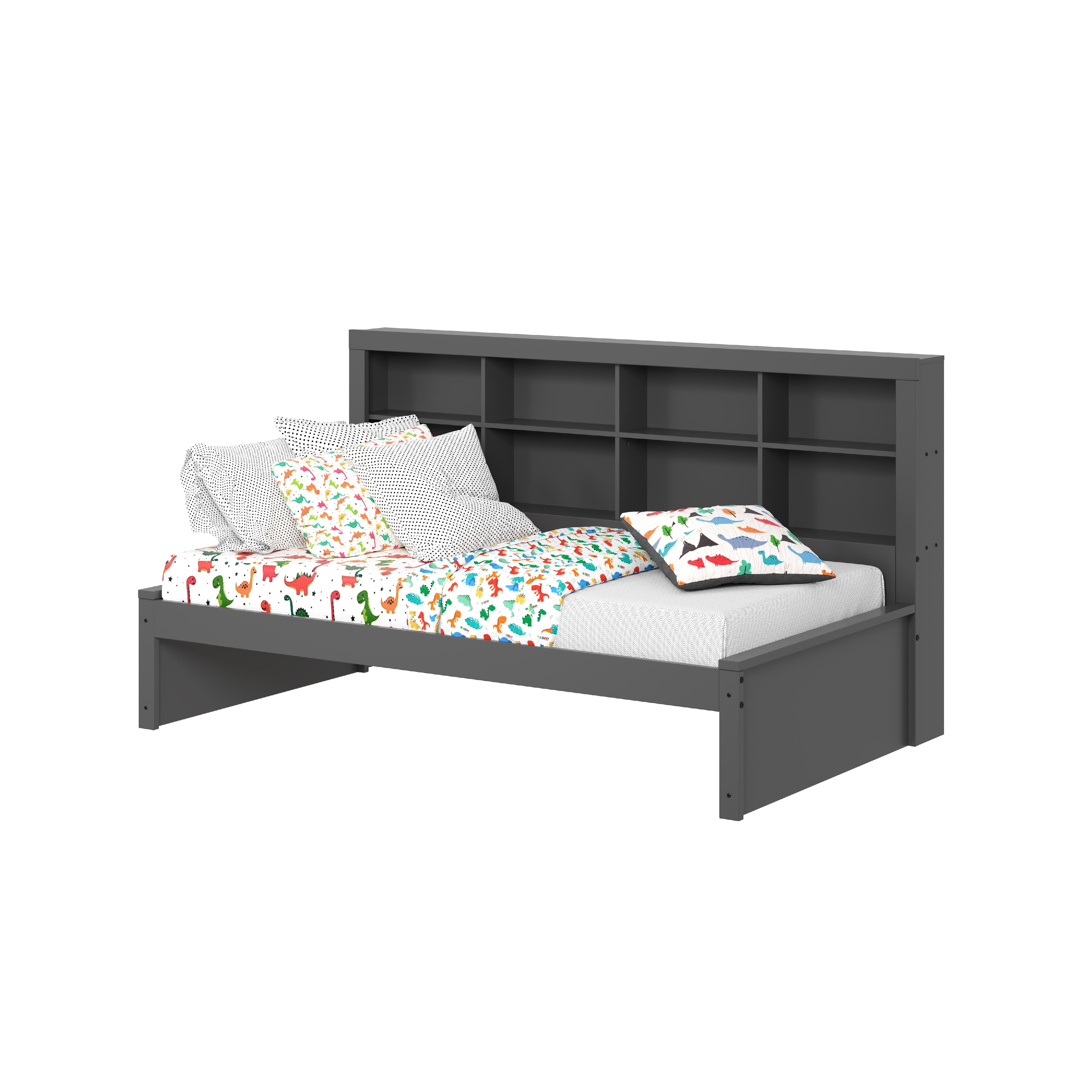  Donco Trading Company 1733-TDG Bookcase Twin Daybed - Dark Grey IMAGE 7