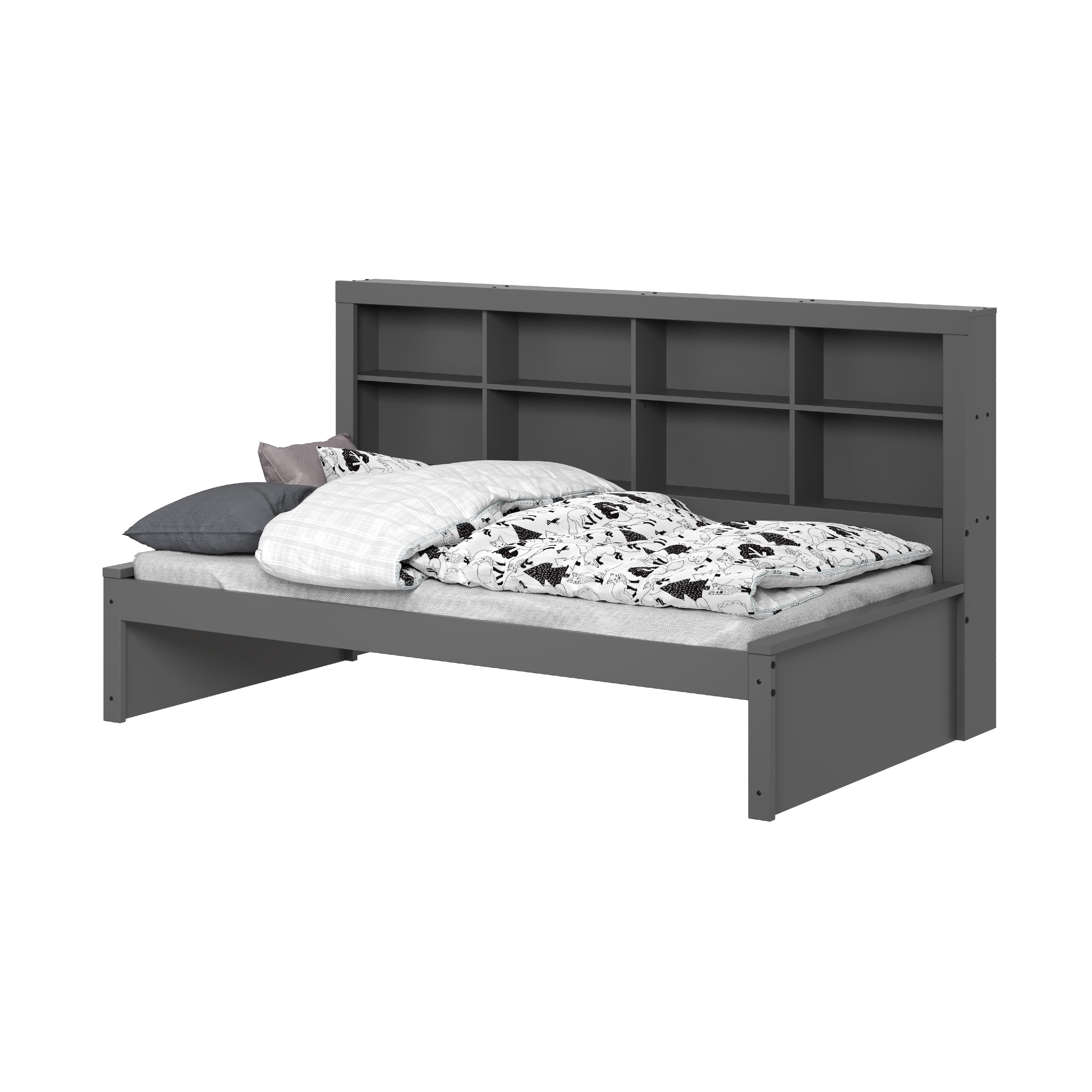  Donco Trading Company 1733-TDG Bookcase Twin Daybed - Dark Grey IMAGE 8