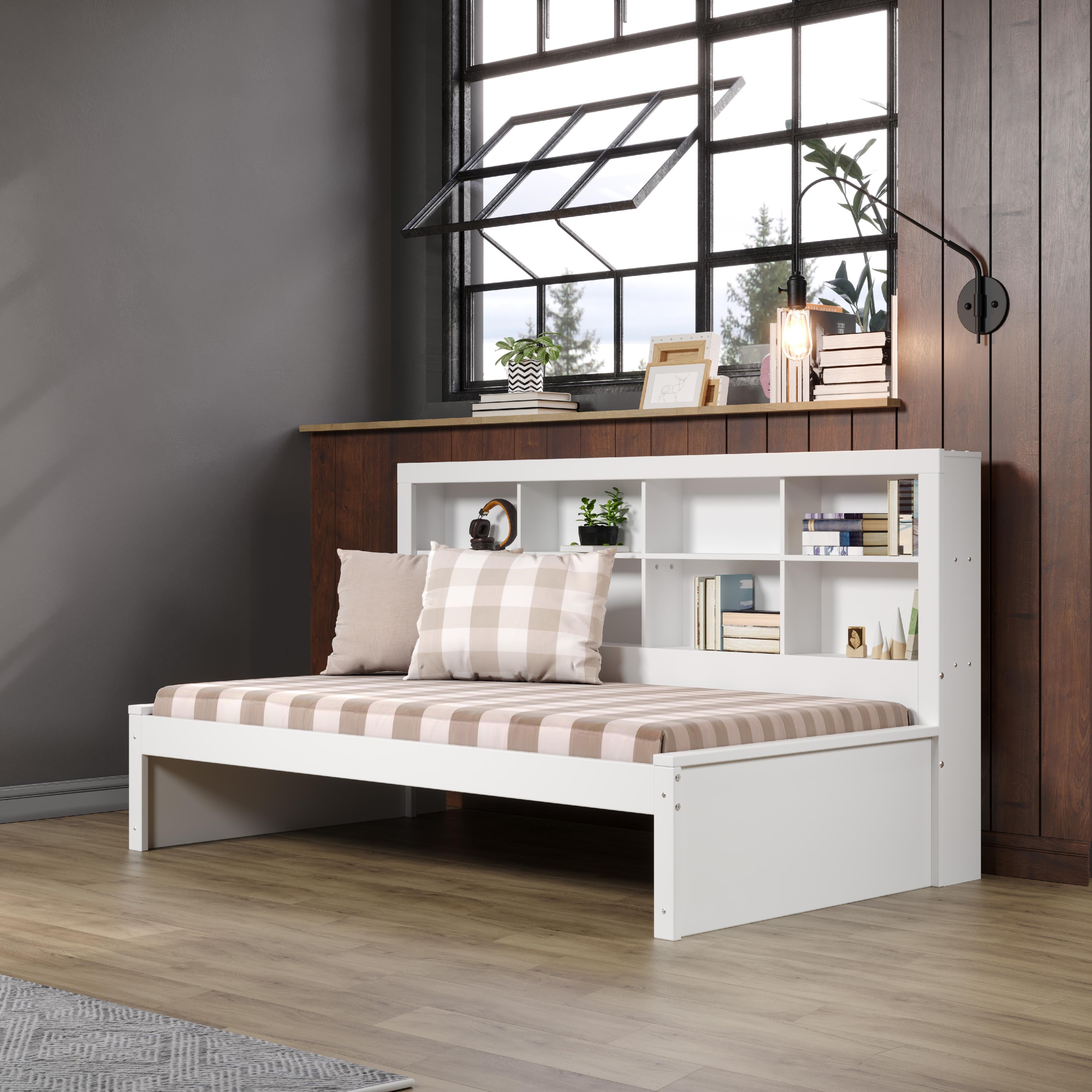  Donco Trading Company 1733-TW Bookcase Twin Daybed - White IMAGE 5