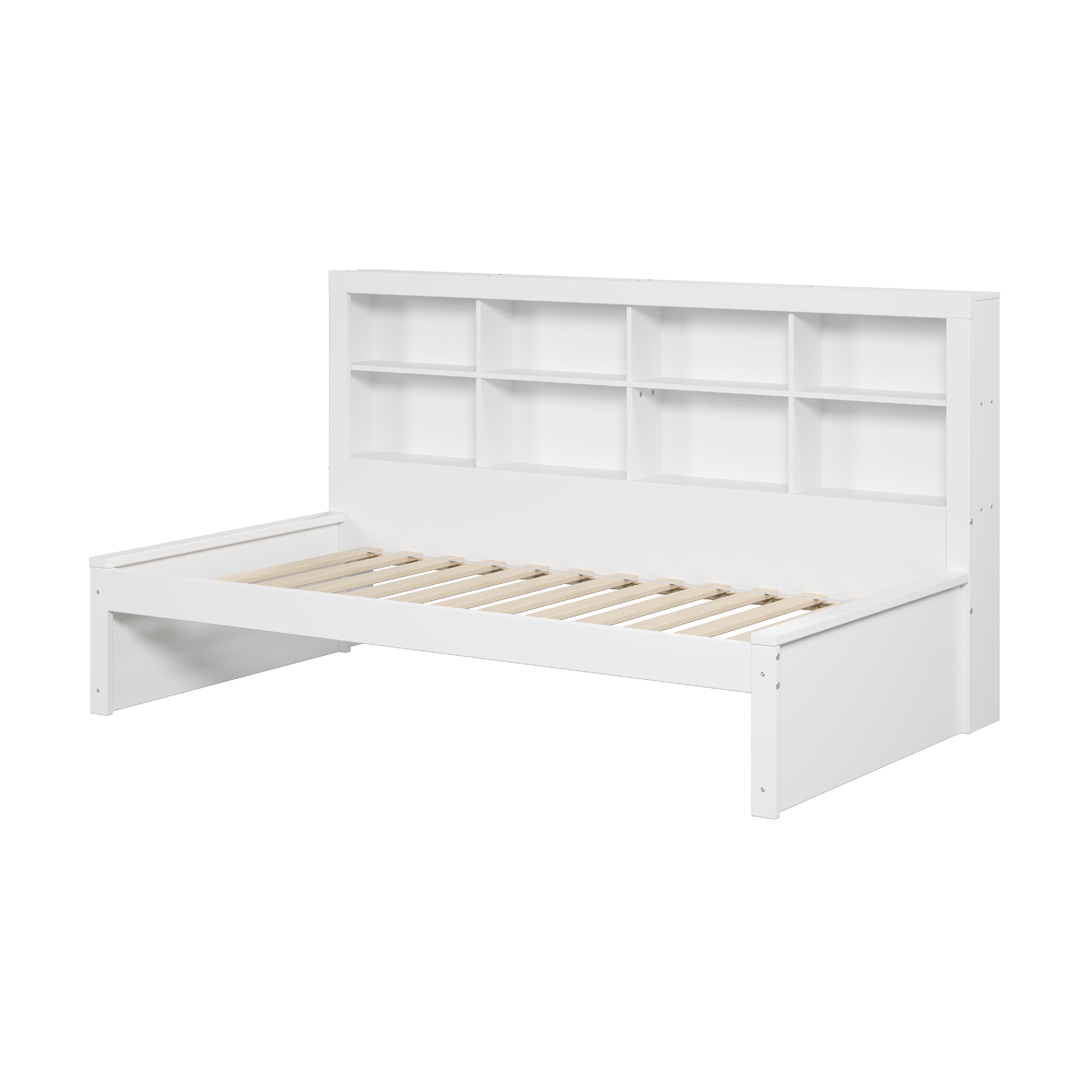  Donco Trading Company 1733-TW Bookcase Twin Daybed - White IMAGE 8