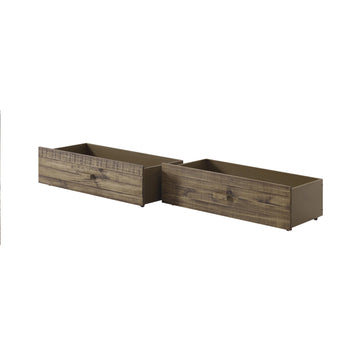  Donco Trading Company Front Porch 1897-RD Dual Drawers - Rustic Driftwood IMAGE 1