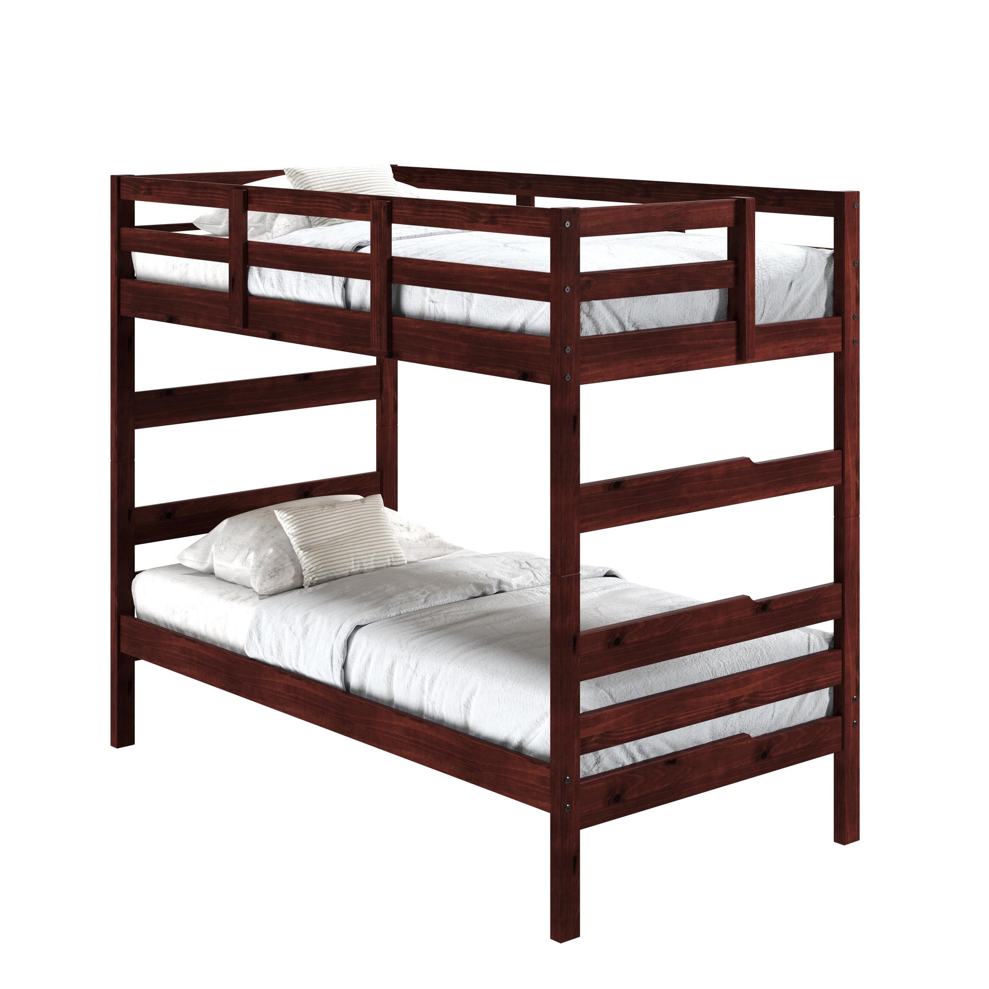  Donco Trading Company Promo Shaker 2305-TTCP Twin over Twin Bunkbed - Cappuccino IMAGE 1