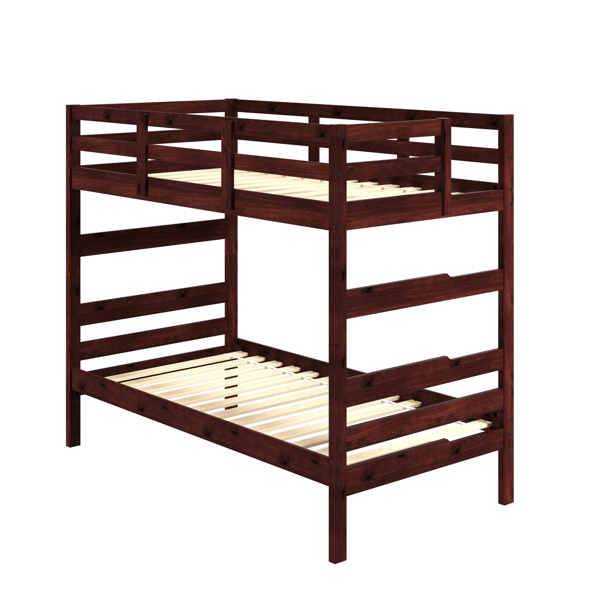  Donco Trading Company Promo Shaker 2305-TTCP Twin over Twin Bunkbed - Cappuccino IMAGE 2